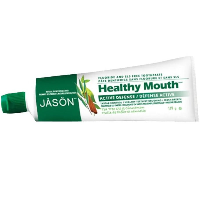 Jason Fluoride Free Toothpaste Healthy Mouth 119g Toothpaste at Village Vitamin Store