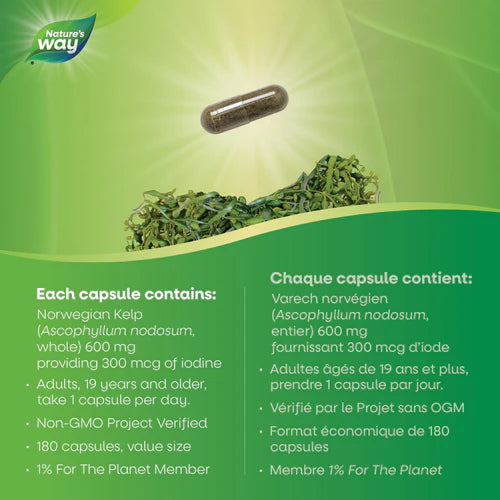 Nature's Way Kelp 180 Caps