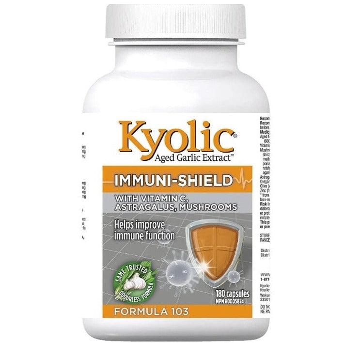 Kyolic Formula 103 Immuni-Shield 180 capsules Supplements - Immune Health at Village Vitamin Store