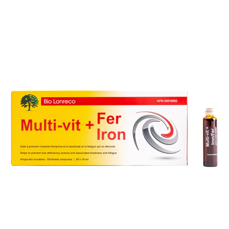 Bio Lonreco Inc. Multi-Vitamin + Iron 20x10mL
