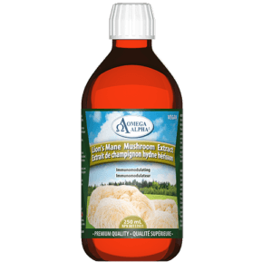 Omega Alpha Lion’s Mane Mushroom Extract 250ml Supplements at Village Vitamin Store