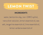Redmond EarthPaste Lemon Twist Toothpaste 113g Toothpaste at Village Vitamin Store