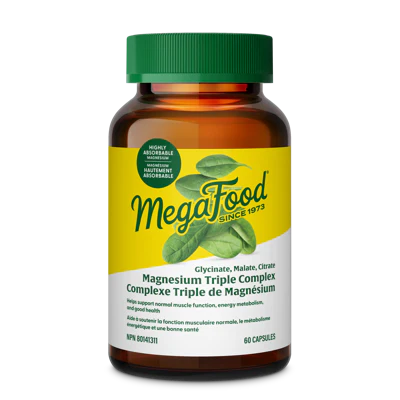 MegaFood Magnesium Triple Complex 60 Capsules