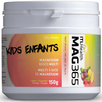 ITL Health Kids MAG365 Fruit Splash 150g Supplements - Kids at Village Vitamin Store