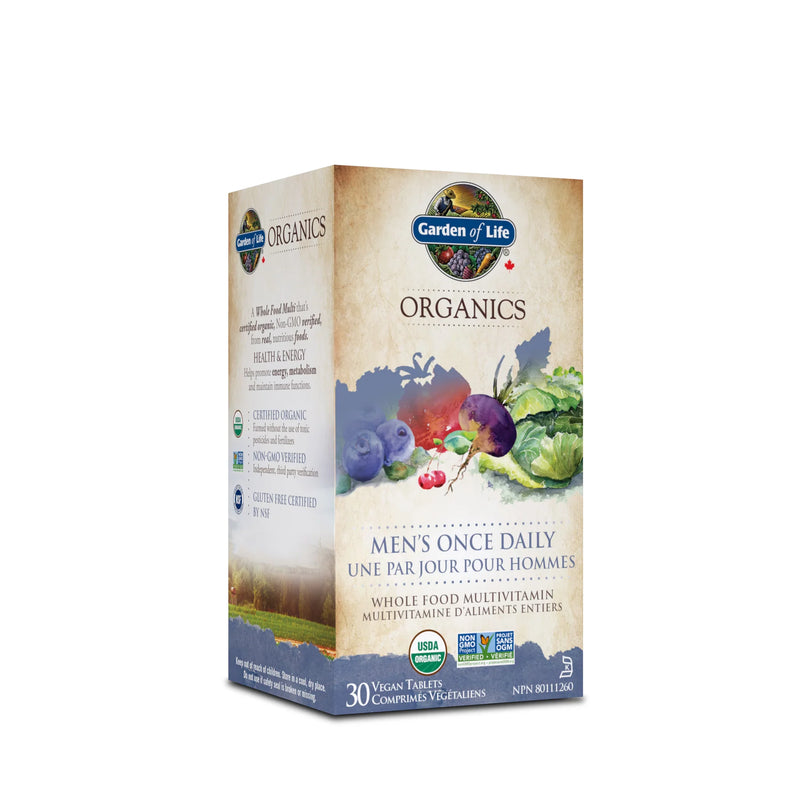 Garden Of Life Mykind Organics Men's Once Daily Multivitamins 30 Veggie Tabs