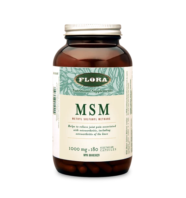 Flora MSM 1000mg 180 Veggie Caps