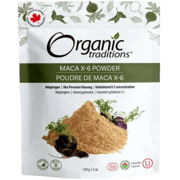 Organic Traditions Maca-X-6 150g Food Items at Village Vitamin Store