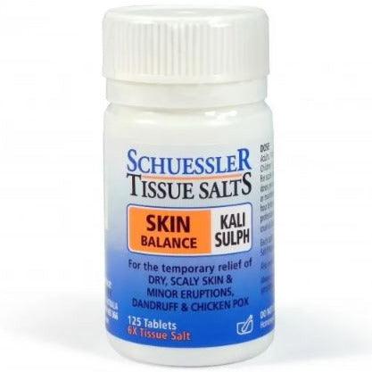 Schuessler Tissue Salts Kali Sulph 6X 125 Tablets Homeopathic at Village Vitamin Store