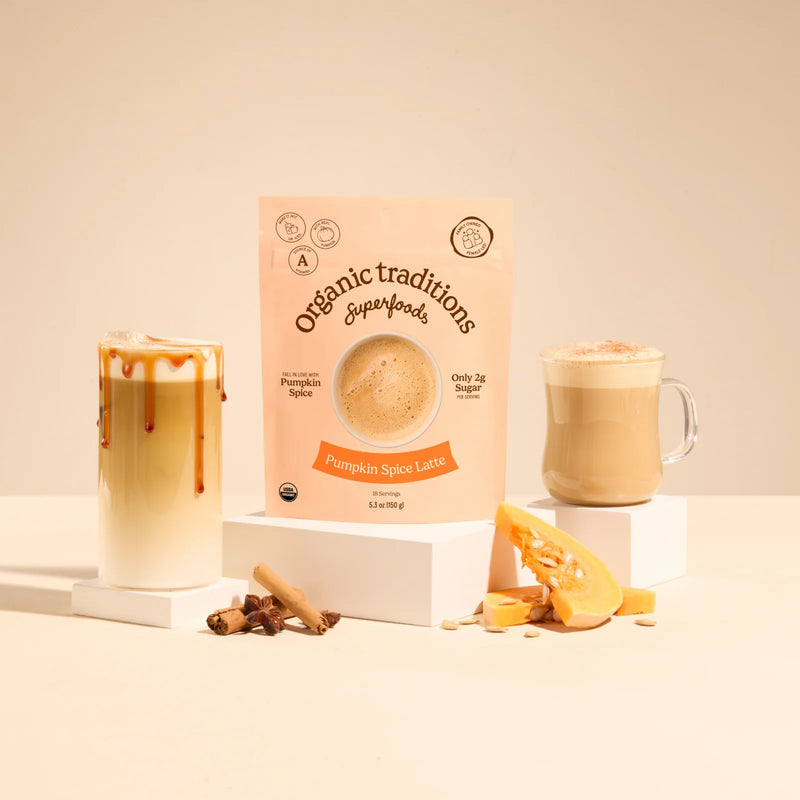 Organic Traditions Organic Pumpkin Spice Latte 150g