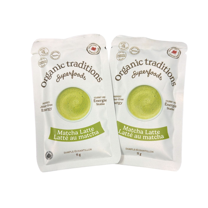 Free Gift: 2 xOrganic Tradition Superfoods Matcha Latte 11g