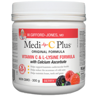 Medi-C Plus With Calcium Ascorbate Berry 300g Vitamins - Vitamin C at Village Vitamin Store