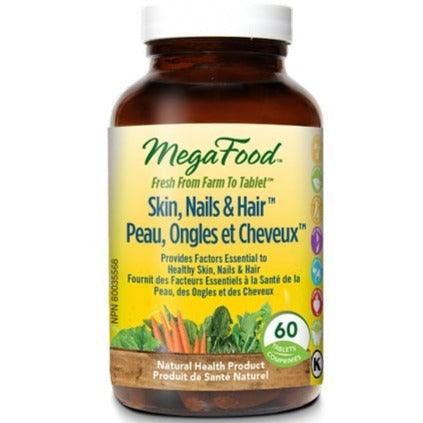 Mega Food Skin, Nails & Hair 2 60 Tabs Supplements - Hair Skin & Nails at Village Vitamin Store