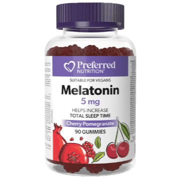 Preferred Nutrition Melatonin 5mg (Cherry Pomegranate) - 90 Gummies