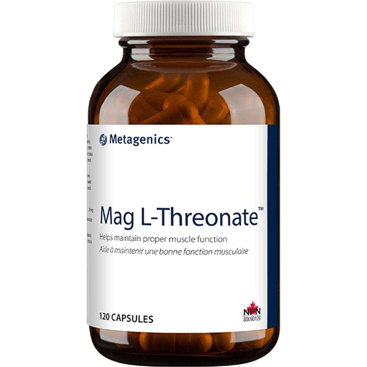 Metagenics Mag L-Threonate 120 Capsules Minerals - Magnesium at Village Vitamin Store