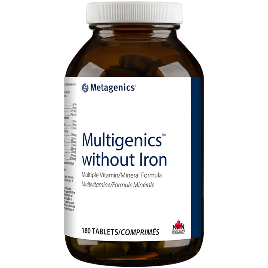 Metagenics Multigenics Without Iron 180 Tabs Vitamins - Multivitamins at Village Vitamin Store