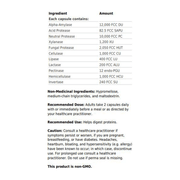 Metagenics SpectraZyme Complete 180 Caps Supplements - Digestive Enzymes at Village Vitamin Store