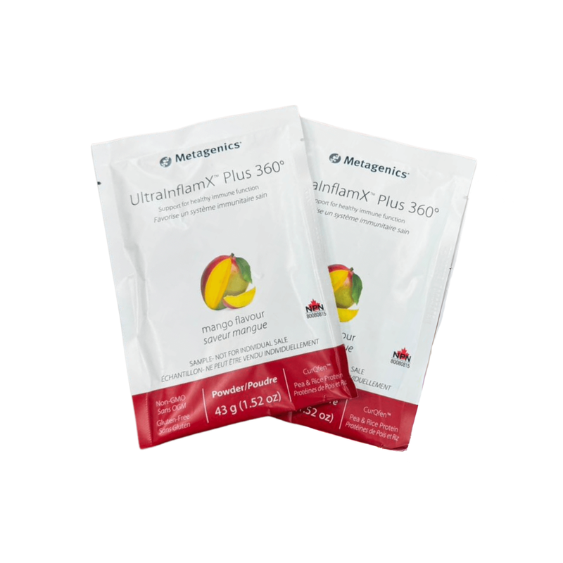 Free Gift: 2X Metagenics UltraInflamx Plus 360 Mango Flavour 43g