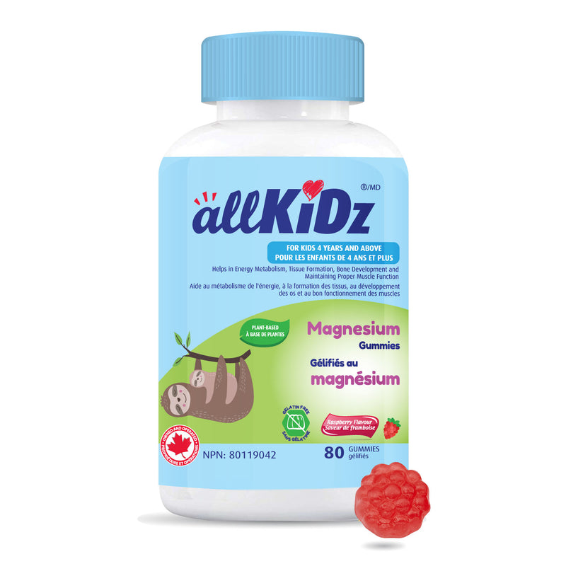Allkidz Naturals Magnesium 80 Gummies