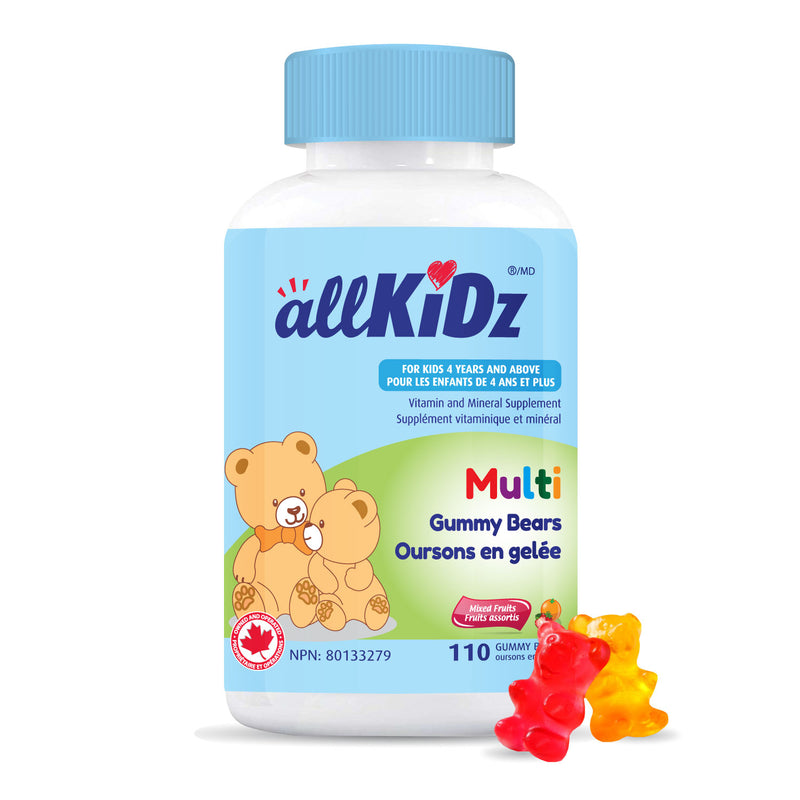 Allkidz Naturals Multi Gummy Bears Orange 90 Veggie Gummies