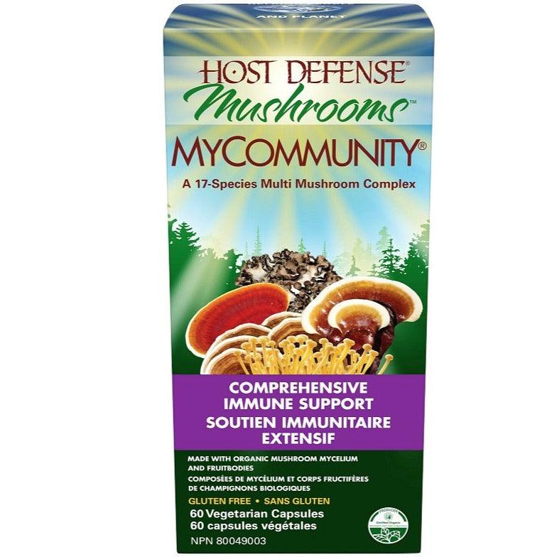 Host Defense MyCommunity Comprehensive Immune Support 60 Veggie Caps Supplements - Immune Health at Village Vitamin Store