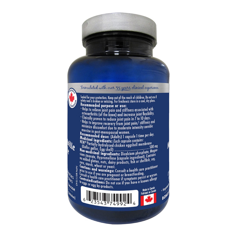 Naka Platinum NEM 500 mg For Joint Pain Bonus Size 75 Veggie Capsules (60+15 Free)