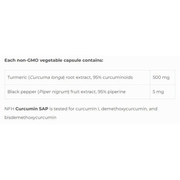 NFH Curcumin SAP 90 Caps Supplements - Turmeric at Village Vitamin Store