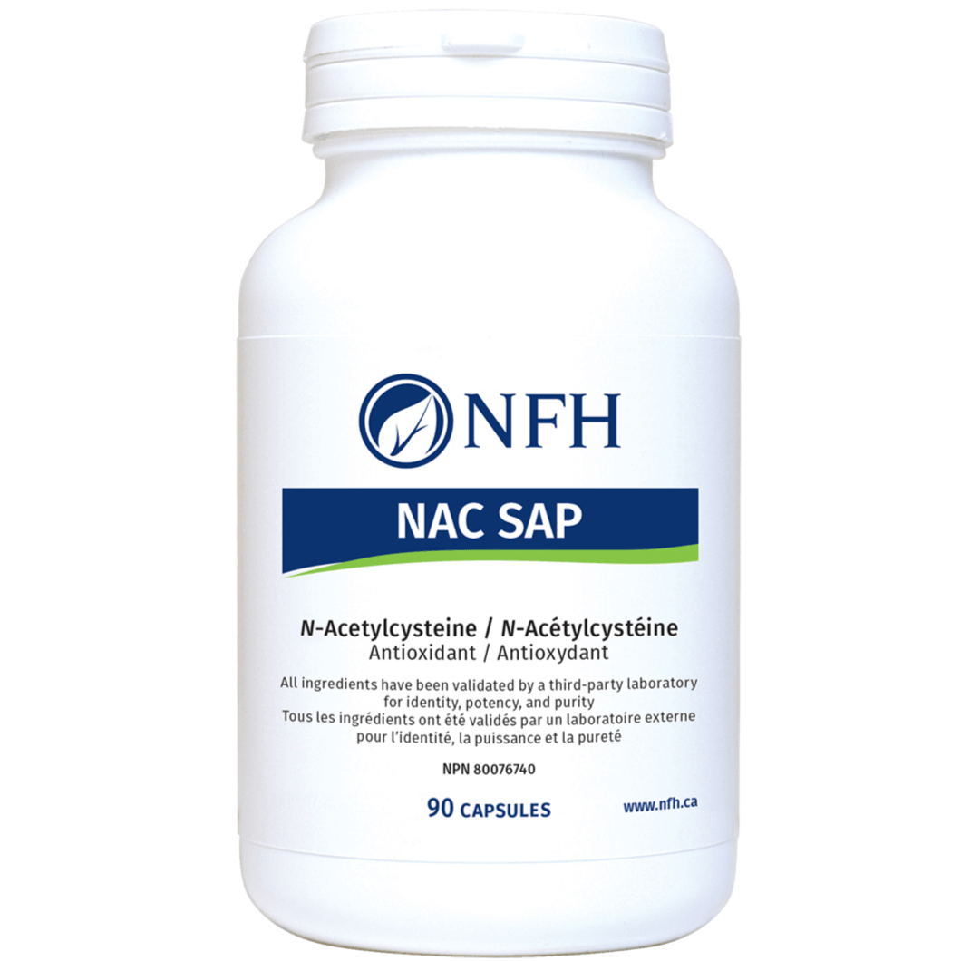 NFH NAC SAP 90 Caps Supplements - Amino Acids at Village Vitamin Store