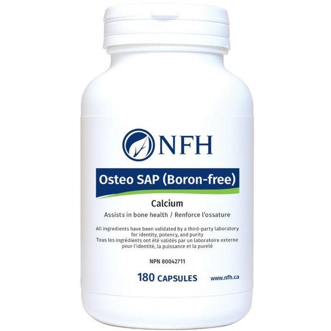 NFH Osteo SAP (Boron Free) 180 Caps Supplements - Bone Health at Village Vitamin Store