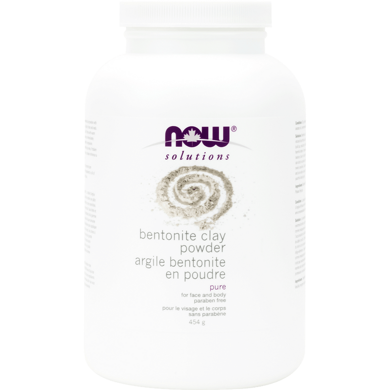 Now Solutions Bentonite Clay Powder 454 grams