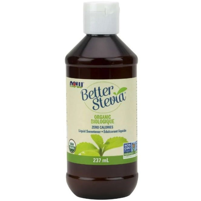 NOW Better Stevia Liquid Sweetener Organic 237mL Food Items at Village Vitamin Store