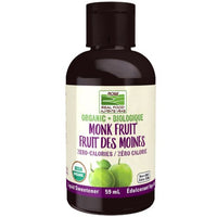 NOW Organic Monk Fruit Unflavoured 59mL Supplements at Village Vitamin Store