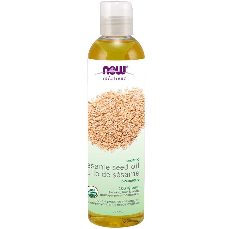 NOW Organic Sesame Seed Oil 237mL