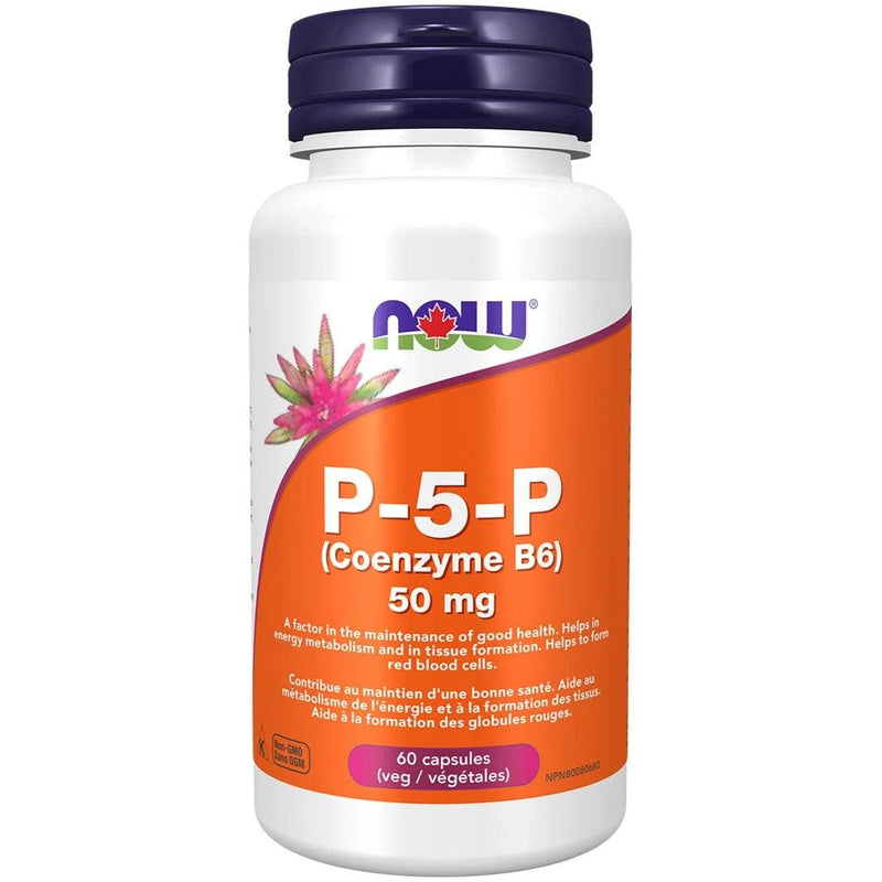 NOW P-5-P Coenzyme B6 50mg 60 Veggie Caps