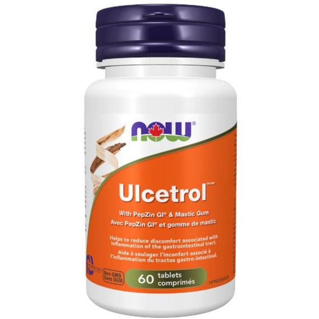 NOW Ulcetrol 60 Tablets Supplements - Digestive Health at Village Vitamin Store