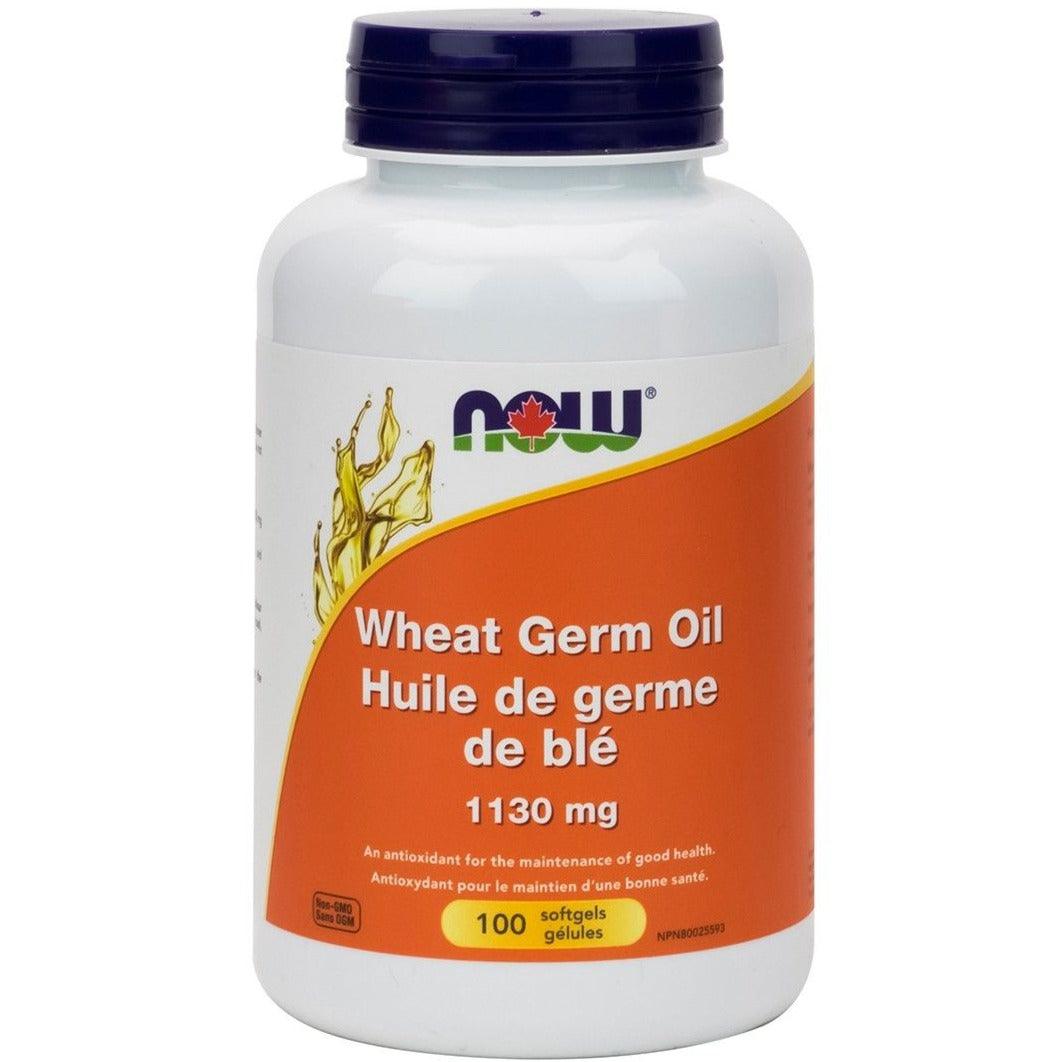 NOW Wheat Germ Oil 100 Softgels Supplements at Village Vitamin Store