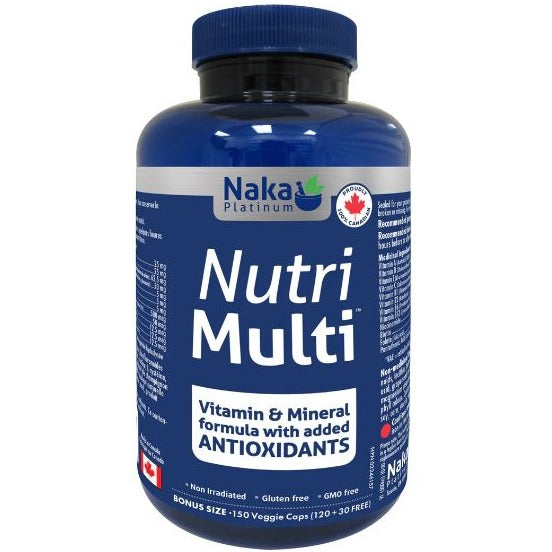 Naka Nutri Multi 150 Veggie Capsules Vitamins - Multivitamins at Village Vitamin Store