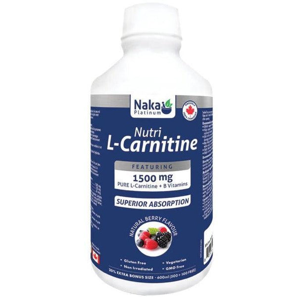 Naka Nutri L-Carnitine+With Vitamin B5 and B12 450 ML