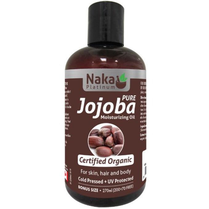 Naka Platinum Organic Jojoba Oil 270mL Beauty Oils at Village Vitamin Store