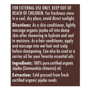 Naka Platinum Organic Jojoba Oil 270mL Beauty Oils at Village Vitamin Store