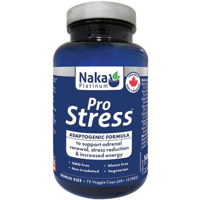 Naka Pro Stress 75 Veggie Caps (60 + 15 FREE) Supplements - Stress at Village Vitamin Store