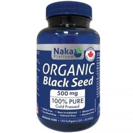 Naka Platinum Organic Black Seed - 150 Softgels Supplements at Village Vitamin Store