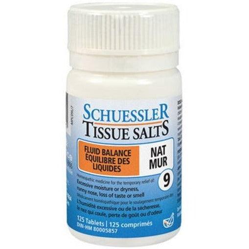Schuessler Tissue Salts Nat Mur 6X 125 Tablets Homeopathic at Village Vitamin Store
