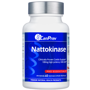 Canprev Nattokinase - 60 V-Caps Supplements - Cardiovascular Health at Village Vitamin Store