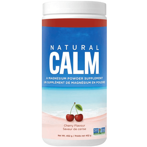 Natural Calm Magnesium Powder Cherry 16 oz Minerals - Magnesium at Village Vitamin Store