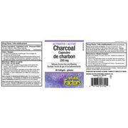 Natural Factors Activated Charcoal 250mg 90 Softgels Supplements at Village Vitamin Store