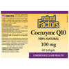 Natural Factors Coenzyme Q10 100mg 60 Softgels Supplements - Cardiovascular Health at Village Vitamin Store