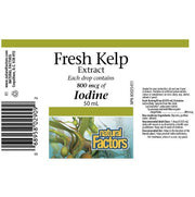 Natural Factors Fresh Kelp Extract 50mL Supplements - Thyroid at Village Vitamin Store