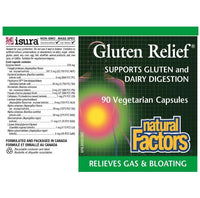Natural Factors Gluten Relief 90 Veggie Caps