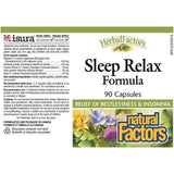Natural Factors Sleep Relax Formula 90 Caps Supplements - Sleep at Village Vitamin Store