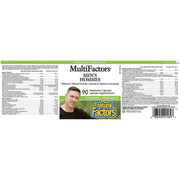Natural Factors Multi Factors Men's 90 Veggie Caps Vitamins - Multivitamins at Village Vitamin Store